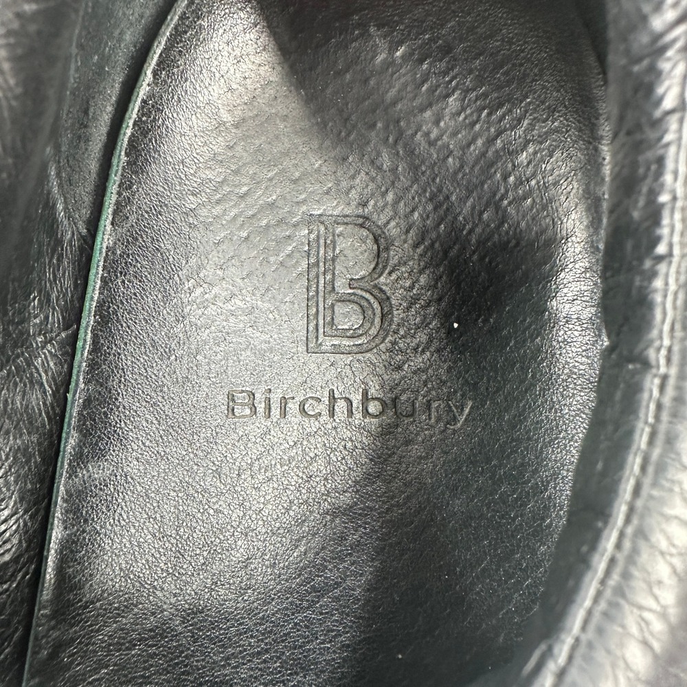 Birchbury Bramfords Barefoot Mens 11 Black Leather Sneakers Minimalist Shoes - Picture 11 of 13